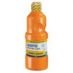 Giotto Orange Acrylic School Paint 1L