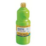 Giotto Lime Green Acrylic School Paint 1L