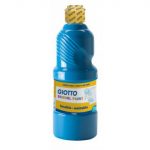 Giotto Cyan Blue Acrylic School Paint 1L