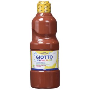 Giotto Brown Acrylic School Paint 1L
