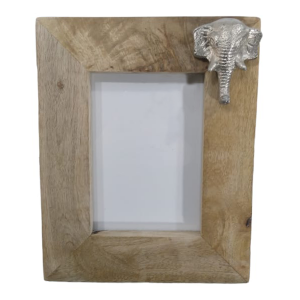 Elephant Wood Photo Frame 21.5x26.5x2.5cm