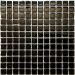 Black Crystal Glass Mosaic Tiles (Sheet size 15x15cm)