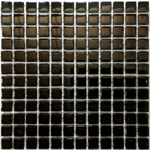 Black Crystal Glass Mosaic Tiles (Sheet Size 30x30cm)