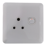 Single Wall Socket With Switch 16A 250V~