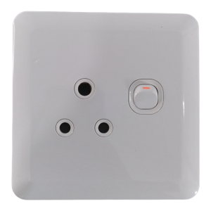 Single Wall Socket With Switch 16A 250V~
