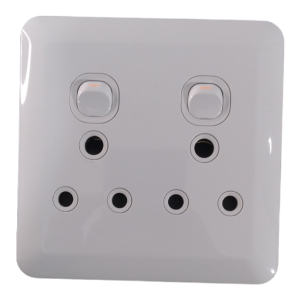 Double Wall Socket With Switches 16A 250V~