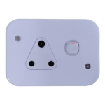 Industrial Single Socket Wall Plug