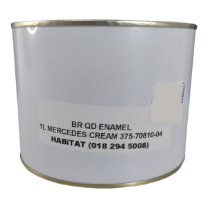 Mercedes Cream Gloss Enamel Paint 1L