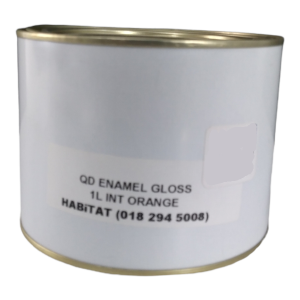 Int Orange Gloss Enamel Paint 1L