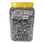 Ruwag 6x60mm Gutter Bolt & Nut 200pc