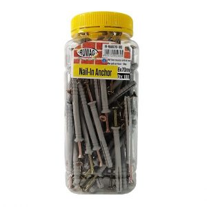 Ruwag 6x70mm Nail-In Anchor 100pc