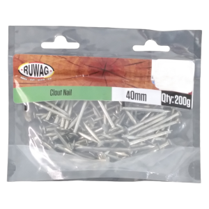 Ruwag Clout Nails 40mm x 2.80mm (200g)