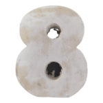 Wooden Number 8 14.5cm x 11cm