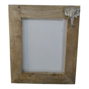Elephant Wood Photo Frame 29x33.5x2.5cm