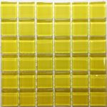 Summer Sun Crystal Glass Mosaic Tiles (Sheet Size 15x15cm)