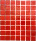 Red Plain River Mosaic Tiles (Sheet Size 15x15cm)