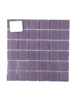 Lilac Crystal Glass Mosaic Tiles (Sheet Size 30x30cm)