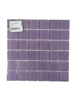 Lilac Crystal Glass Mosaic Tiles (Sheet Size 15x15)