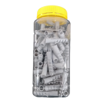 Ruwag Nylon Wall Plug 10x60mm (100pc)