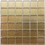 Ivory Glitter Mosaic Tiles (Sheet Size 15x15cm)