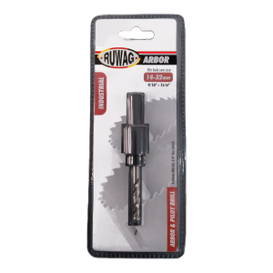 Ruwag Arbor & Drill Pilot 9.5mm 14-30mm Hex Shank