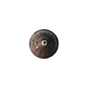 Victorian Taupe Round Knob 4cm x 7 cm