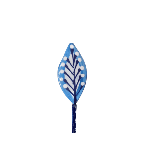 Blue Tree Leaf Like Mosaic Inserts