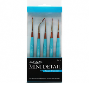 Mont Marte Mini Detail Brushes 5pc