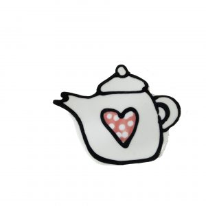 Botanical Teapot Mosaic Insert