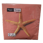 Coral Star 3 Ply Serviettes (20pc)