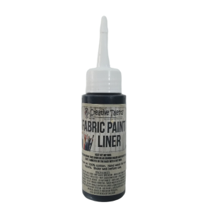 Black Fabric Paint Liner 50ml