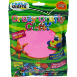 Bright Pink Crafty Clay 50g
