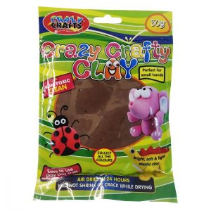 Chocolate Brown Crafty Clay 50g