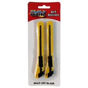 Snap-Off Blade Art Knives 2pc