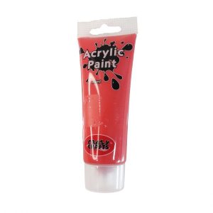 Red Acrylic Tube Paint 75ml