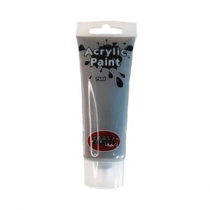 Silver Acrylic Tube Paint 75ml