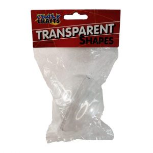 Transparent Plastic Oval Shape
