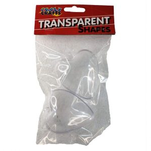 Transparent Plastic Heart Shape