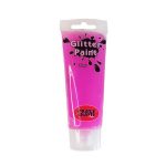 Acrylic Paint Glitter 75ml Neon Pink