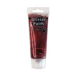Acrylic Paint Glitter 75ml Red