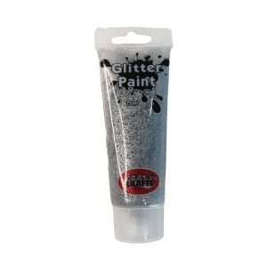 Acrylic Paint Glitter 75ml Silver