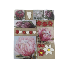 Protea Combo Card Large Mosaic Inserts