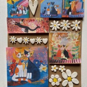 Cat Combo Card Large Mosaic Insert