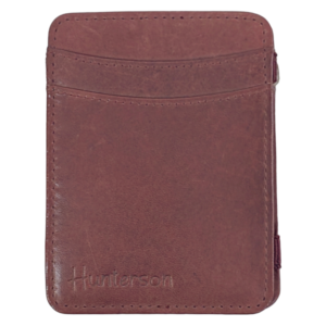 Hunterson Burgundy Magic Wallet (10cm x 7.5cm)