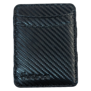 Hunterson Black Carbon Magic Wallet (10cm x 7.5cm)