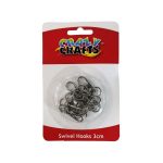 Swivel Hooks Keychain 3cm 8pc