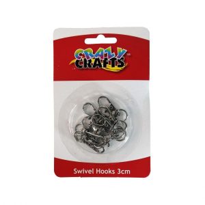 Swivel Hooks Keychain 3cm 8pc