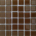 Crystal Glass Mosaic Tiles Chestnut 15 x 15cm_FTMS017B_1