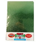 A4 Green Foam Glitter Sheets