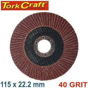 Flap Disc 115mm 40 Grit Tork Craft